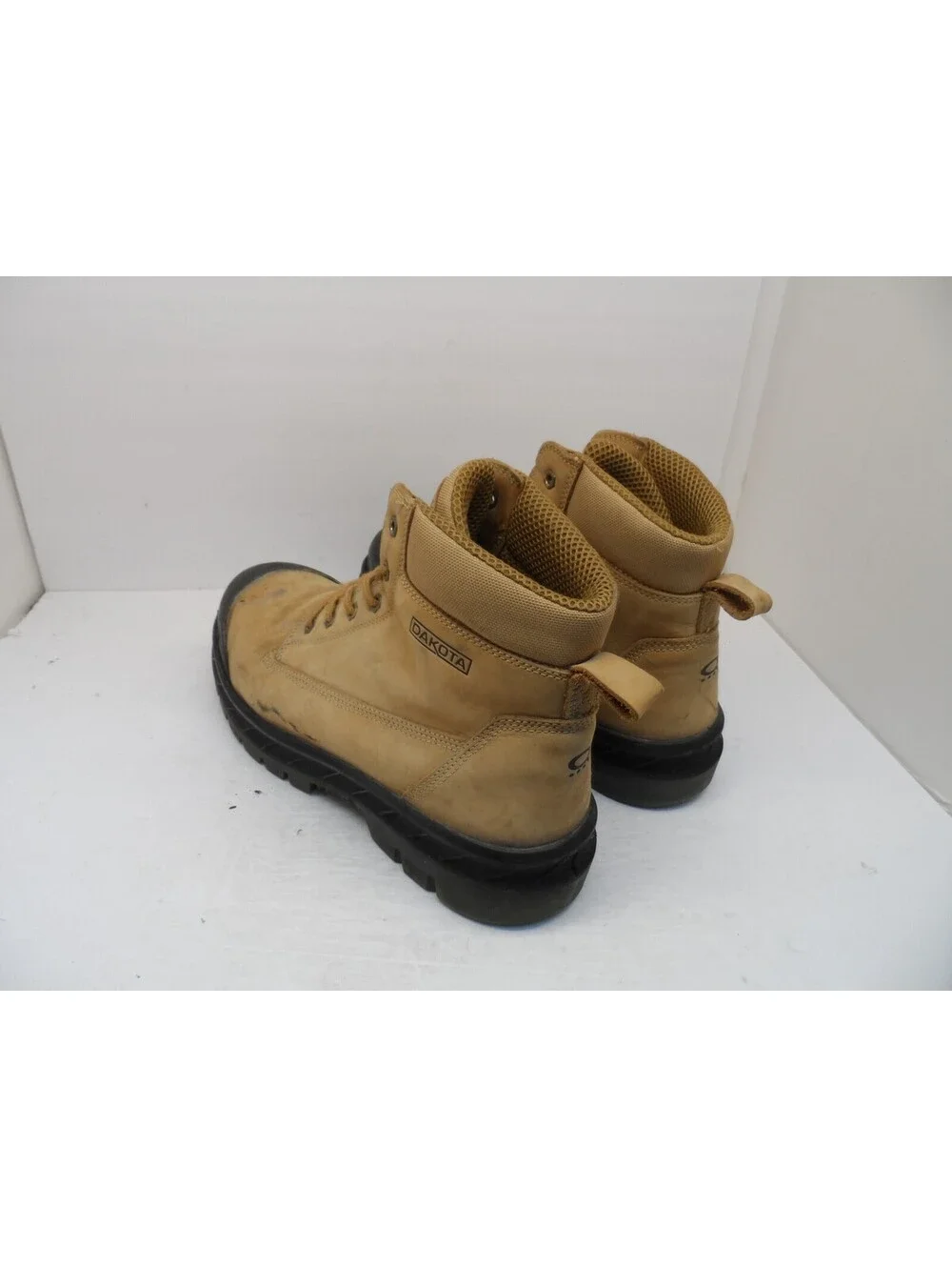 Dakota Men's 6'' 6518 Steel Toe Steel Plate Safety Work Boots Brown 13M